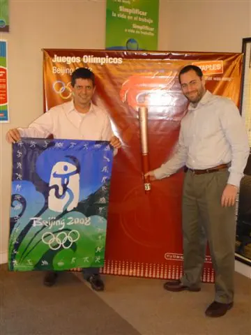 La Antorcha Olímpica en Officenet